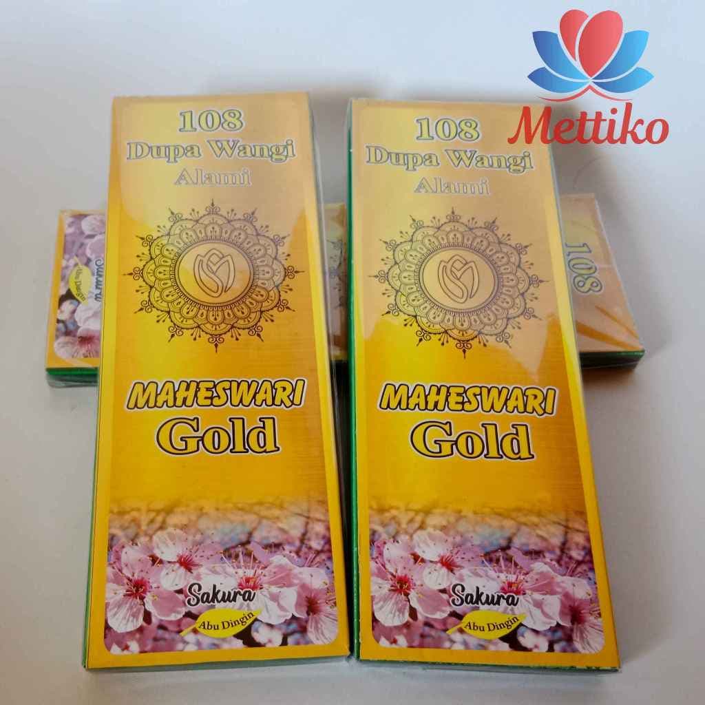 Dupa / Hio Wangi Alami Maheswari Gold Sakura Isi 108 Sticks
